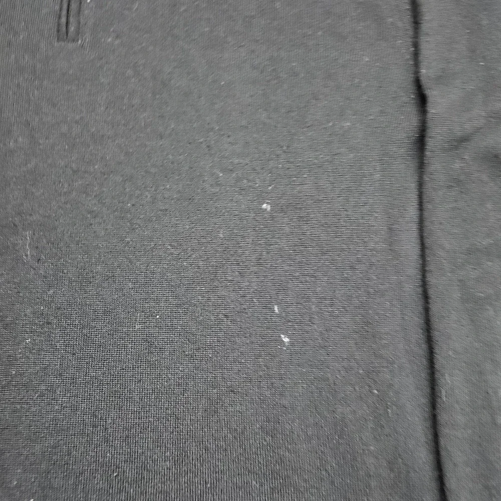 UNTUCKit Belguardo Sweater Mens Large Black Stripe Merino Wool Quarter Zip